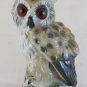 Lamp for Bedside Table Veilleuse Vintage 1940 in Porcelain Figurine Owl R202