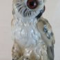 Lamp for Bedside Table Veilleuse Vintage 1940 in Porcelain Figurine Owl R202