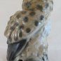 Lamp for Bedside Table Veilleuse Vintage 1940 in Porcelain Figurine Owl R202