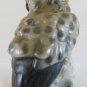 Lamp for Bedside Table Veilleuse Vintage 1940 in Porcelain Figurine Owl R202