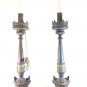 Two Ancient Candelabra Lamps Ancient Style Baroque half '900 Candlesticks Ch