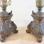 Two Ancient Candelabra Lamps Ancient Style Baroque half '900 Candlesticks Ch