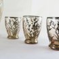 Antique Service Bottle for Liquor with Shot Glasses Art Nouveau Liberty R124