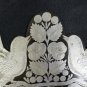Frieze Antique Wrought Iron Painting and Engraved a Engraving with Birds CH13 25