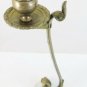Candlestick Bronze Golden Style Baroque with Base in Marble First 900 CH9