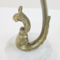 Candlestick Bronze Golden Style Baroque with Base in Marble First 900 CH9