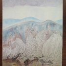 Painting Modern Landscape Stylised with Technical of Frost Signed Pancaldi p3