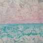 39 3/8x27 5/8in Painting Vintage Technical Mixed Horse Landscape Ice P33.4