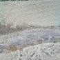 Painting Abstract Signed Pancaldi Tiny Size Technical Experimental P28.4
