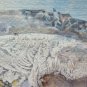 Painting Abstract Signed Pancaldi Tiny Size Technical Experimental P28.4