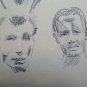 Four Antique Sketching with Studies for Portraits Man's and Ladies Years 50 P28