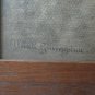 Painting Antique Signed ab 1930 Landscape a Charcoal White Black X1