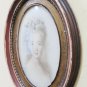 Two Frames Oval for Paintings Painted or Mirrors Vintage half' `S PS2