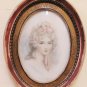 Two Frames Oval for Paintings Painted or Mirrors Vintage half' `S PS2
