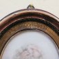 Two Frames Oval for Paintings Painted or Mirrors Vintage half' `S PS2