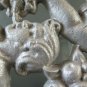Old Bas-Relief Sculpture Frieze Decorative in Alluminiio Artisan CH28