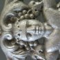 Old Bas-Relief Sculpture Frieze Decorative in Alluminiio Artisan CH28