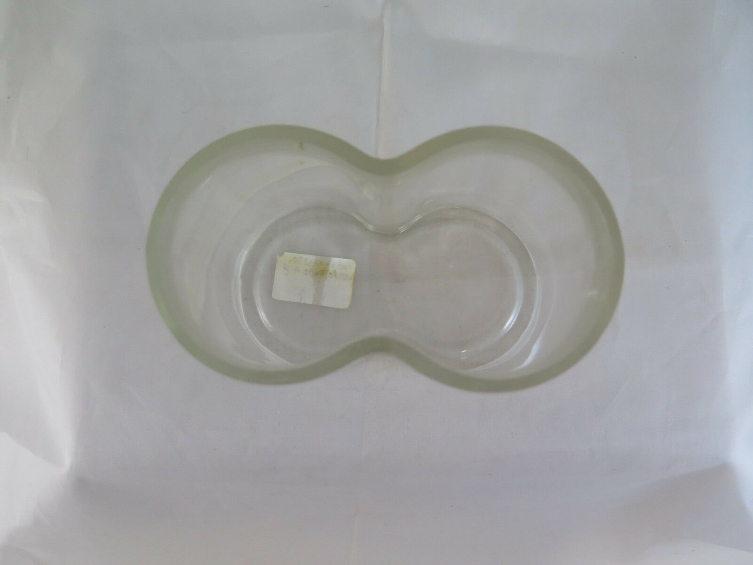 Jar Glass for Cruet Circular to Double Cup Vintage First 900 R79