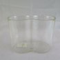 Jar Glass for Cruet Circular to Double Cup Vintage First 900 R79