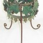 2 Planters Wrought Iron Flower Pot Planter Decoration Patterns Floral Blossom