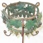 2 Planters Wrought Iron Flower Pot Planter Decoration Patterns Floral Blossom