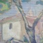 Painting Antique Oil on board Painting Vintage Landscape Countryside Original p9