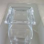 Vase Glass Design half' Twentieth Century Denmark Vintage Glass Flower Vase R24