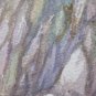 Small Painting Antique Landscape Di Montagna to Watercolour Signed Vintage P31