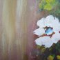 Painting Antique Painting Oil on board Style Impressionist Blossom Floral V
