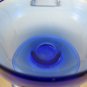 Bowl Centerpieces Trays Glass Blue Original Vintage Glass Bowl R41