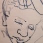 Old Drawing a Marker Basket Sketch Studio Figure Male Period P28.5