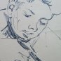 Old Drawing a Marker Basket Sketch Studio Figure Male Period P28.5