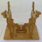 Small Table Stool Vintage Wooden Three Tier Table in miniature Years 60 GF1