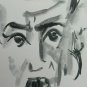Old Sketch Original of Painter Gaetano Pancaldi of Modena Portrait P28.8