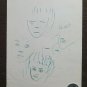 Old Sketch Painting on Basket Studio Portrait Painter G.Pancaldi P28.8