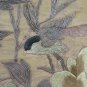 Fabric Embroidered Chinese Antique Asia Birds Animals X8