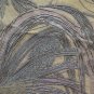 Fabric Embroidered Chinese Antique Asia Birds Animals X8