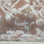Painting Modern Abstract Vintage Signed Pancaldi Painting Watercolour Frost P8