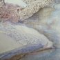 Painting Vintage Signed Landscape Winter Nei Woodlands Snow Trees Stairs P26