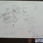 Old Sketch Clipboard of Painter Gaetano Pancaldi Drawing Pen Basket P28.7