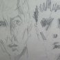 Sketch Old Drawing Pencil Portraits Man's Artist G.Pancaldi P28.8