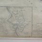 Engraving Antique Basket Geographical Map Map Italy Central 1745 John Senex X9