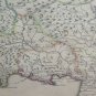 Engraving Antique Basket Geographical Map Map Italy Central 1745 John Senex X9