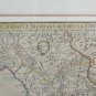 Engraving Antique Basket Geographical Map Map Italy Central 1745 John Senex X9