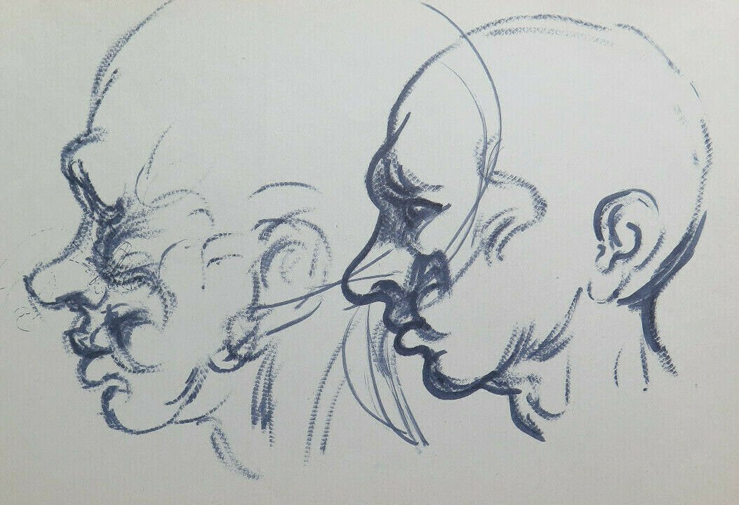 Old Drawing Sketch Studio for Portrait Male Stylised P28.8