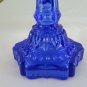 Lamp Desk or Table Glass Blue Lampshade Vintage with Lampshade R76