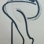 Old Drawing Nude Male Body Builder Body Building Sketch Painter P28.9