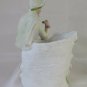 Pair of Figurines Porcelain Bisquit Shepherd & Girl in Swing 1900 R84