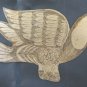 Pair of Fret Decorative Iron Shaped like Birds Engraved Engraving CH13 84 85