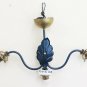 Chandelier Vintage Three Lights Brass Period half '900 Modernism Design CH9
